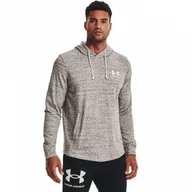 Bluzy męskie - Męska bluza dresowa nierozpinana z kapturem UNDER ARMOUR UA RIVAL TERRY LC HD - miniaturka - grafika 1