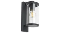 Lampy ogrodowe - Rabalux Elewacyjna LAMPA zewnętrzna SILISTRA 7891 ogrodowa OPRAWA ścienna outdoor IP44 grafitowa przezroczysta 7891 - miniaturka - grafika 1