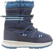 Śniegowce damskie - VIKING ŚNIEGOWCE DZIECIĘCE GRANATOWE Z PASKIEM REGULACYJNYM 24 JŁA - miniaturka - grafika 1