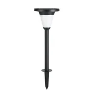 Lampy ogrodowe - Inspire Lampa solarna wbijana Divin czarna 40 cm IP54 LED - miniaturka - grafika 1
