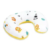 Poduszki do karmienia - Poduszka do karmienia minky 130 x 45 cm - mała poduszka do karmienia piersią w podróży Safari toffee - miniaturka - grafika 1