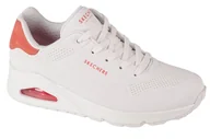 Moda i Uroda OUTLET - Skechers Uno - Pop Back 177092-WCRL, Damskie, buty sneakers, Biały - miniaturka - grafika 1
