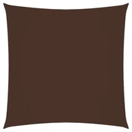 Parasole ogrodowe - vidaXL Kwadratowy żagiel ogrodowy, tkanina Oxford, 4,5x4,5 m, brązowy 135800 - miniaturka - grafika 1