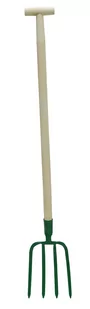 Pro 12281 Widły ogrodnicze do kopania 125 cm, trzonek drewniany T100 - Łopaty i widły - miniaturka - grafika 1