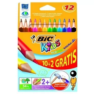 Kredki EVOLUTION TRIANGLE 10+2 829735/8871462 BIC - Przybory szkolne - miniaturka - grafika 1