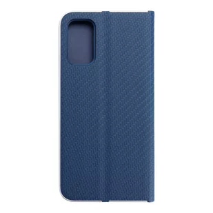 Forcell Kabura LUNA Book Carbon do XIAOMI Redmi NOTE 10 5G niebieski - Etui i futerały do telefonów - miniaturka - grafika 1