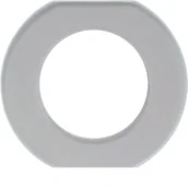 Klawisze i ramki - Hager polo Glasserie Ramka środkowa szklana, jasny 109300 109300 - miniaturka - grafika 1