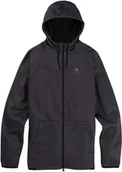 Bluzy męskie - bluza męska BURTON CROWN WEATHERPROOF FZ True Black Heather - miniaturka - grafika 1