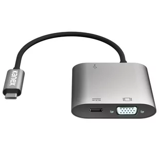 Kanex USB-C VGA Adapter with Power Delivery - Adapter z USB-C na USB 1,5 A, USB-C Power Delivery 60 W + VGA Full HD (Anodized Al K181-1278 - Adaptery i przejściówki - miniaturka - grafika 3