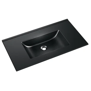Umywalka konglomeratowa Esse XL Czarny 81 x 46 Axis - Umywalki - miniaturka - grafika 1