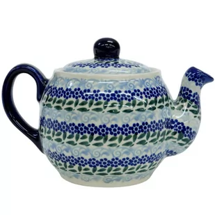 Ceramiczna czajnik kula Ceramika Bolesławiec - Czajniki na gaz - miniaturka - grafika 1