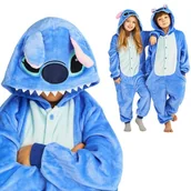 Stroje karnawałowe - Piżama Onesie Kigurumi Kostium Przebranie Lilo & Stitch 135-145cm - miniaturka - grafika 1