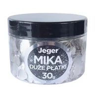 Pozostałe akcesoria malarskie - Mika dekoracyjna duże płatki 30 g Jeger 5904804911041 - miniaturka - grafika 1