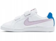 Buty dla dziewczynek - Buty Dziecięce Sportowe NA RZEPY Nike Court Royale 833536-108 r. 34 - miniaturka - grafika 1