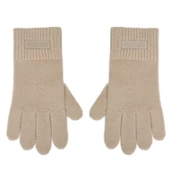 Rękawiczki - Rękawiczki Calvin Klein LV14D8031G Beżowy - miniaturka - grafika 1