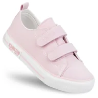 Buty dla dziewczynek - TRAMPKI dziecięce BIG STAR na rzepy LL374017 22 - miniaturka - grafika 1