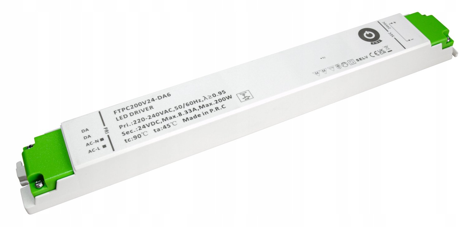 zasilacz meblowy do led ściemnialny 24V 200W