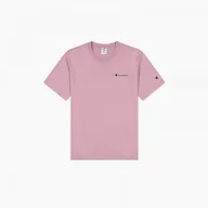Koszulki sportowe męskie - Męski t-shirt z nadrukiem CHAMPION ROCHESTER Crewneck T-shirt - fioletowy - miniaturka - grafika 1