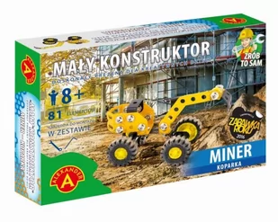 Alexander Mały Konstruktor Miner Koparka 1558 - Zabawki konstrukcyjne - miniaturka - grafika 1
