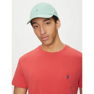 Czapka z daszkiem Polo Ralph Lauren Chino Ball Cap 710667709124 Zielony - Czapki męskie - miniaturka - grafika 1