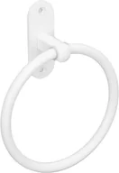 Wieszaki łazienkowe - Blanc - 1-częściowy obrotowy wieszak na ręczniki, ścienny, łazienkowy, biały, elegancki, nierdzewny, okrągły, obrotowy wieszak na ręczniki, łazienkowy - miniaturka - grafika 1