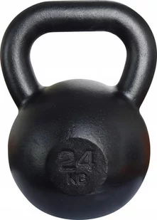 Kettlebell żeliwny kettle kula hantle Kawmet 24kg - Kettlebell - miniaturka - grafika 1