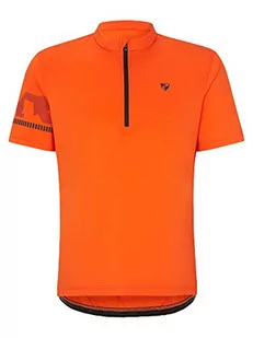 Ziener Ziener Nobus męska koszulka rowerowa/kolarska  rower górski/wyścigowy  oddychająca|szybkoschnąca|elastyczna|funkcjonalna, pomarańczowa pomarańczowy (Orange Pop) 50 219201 - Koszulki męskie - miniaturka - grafika 1