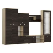 Meblościanki - Meblościanka ARS S Jesion, Dąb Canterbury - miniaturka - grafika 1