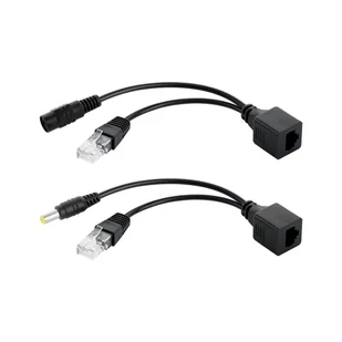 Adapter PoE zasilanie Lan po skrętce Cabletech - Adaptery i przejściówki - miniaturka - grafika 1