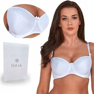 Biustonosze - ﻿GAIA biustonosz KATE FULL CUP 281 biały 75E - miniaturka - grafika 1
