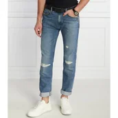 Spodnie męskie - HUGO Jeansy Hugo 708 | Slim Fit - miniaturka - grafika 1