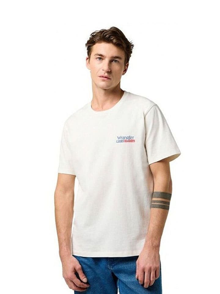 Wrangler Koszulka w kolorze białym