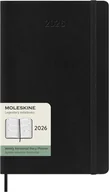 Kalendarze - MOLESKINE kalendarz 2026 CZARNY LARGE HORIZONTAL TYGODNIOWY SOFT (13x21) - miniaturka - grafika 1