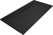Brodziki prysznicowe - Mexen Egon brodzik prostokątny SMC 160 x 80 cm, czarny - 4R708016 - miniaturka - grafika 1