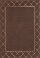 Dywaniki łazienkowe - Dywanik łazienkowy Martha 50x70 cm brązowy bawełna - miniaturka - grafika 1
