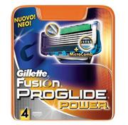 Pozostałe kosmetyki - Gillette Fusion Proglide Power wymienne ostrza do maszynki do golenia 4szt - miniaturka - grafika 1