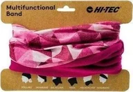 Czapki i chusty sportowe damskie - Hi-Tec Komin Rine Sangria/Rustical Triangles One Size - miniaturka - grafika 1
