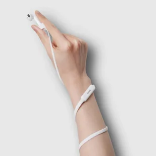Baseus silikonowy uchwyt opaska pasek do słuchawek AirPods 2 / 1 biały (ARAPPOD-02) - Akcesoria do smartwatchy - miniaturka - grafika 13