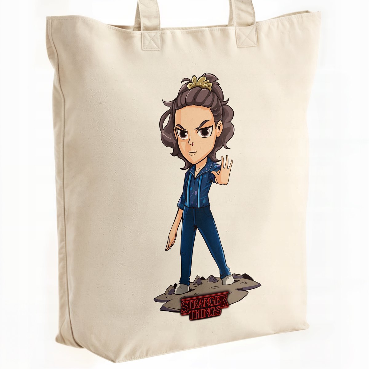 Torba bawełniana Premium Stranger Things Eleven Hawkins Dla Fanów Serialu