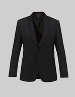 Marynarki męskie - marynarka pellizzano czarny slim fit - miniaturka - grafika 1