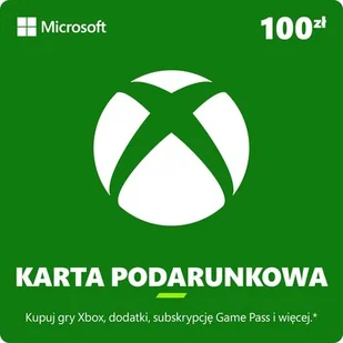 Microsoft Xbox Live 100 zł - Kody i doładowania cyfrowe - miniaturka - grafika 1