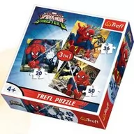 Puzzle - Trefl 3w1 świat Spidermana 34822 - miniaturka - grafika 1