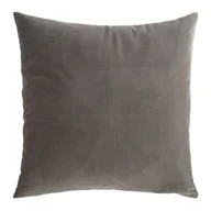 Poszewki na poduszki - Euro Firany Poszewka Velvetowa Kristi 45 x 45 Ciemnobrązowy 1219594 - miniaturka - grafika 1
