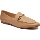 Półbuty damskie - TWINSET Skórzane loafersy - miniaturka - grafika 1