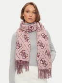 Apaszki i szaliki damskie - Guess Szalik AW5217 VIS03 Fioletowy - miniaturka - grafika 1