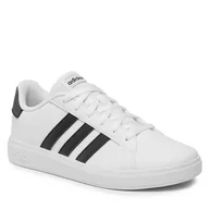 Buty dla dziewczynek - Buty adidas Grand Court Lifestyle Tennis Lace-Up Shoes GW6511 White - miniaturka - grafika 1