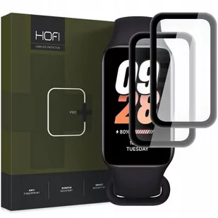 Szkło hybrydowe HOFI Hybrid Pro+ do Xiaomi Smart Band 8 Active Czarny (2szt.) - Akcesoria do smartwatchy - miniaturka - grafika 1