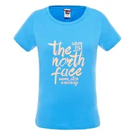 Koszulki i topy damskie - THE NORTH FACE T-shirt damski T-shirt-t0cm9t niebieski niebieski M - miniaturka - grafika 1