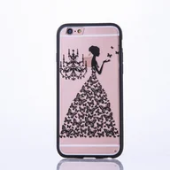 Etui i futerały do telefonów - Etui na telefon komórkowy Mandala dla Samsung Galaxy S7 Design Etui ochronne Motyw motyla Kobieta Pokrowiec Torba Zderzak Czarny - miniaturka - grafika 1
