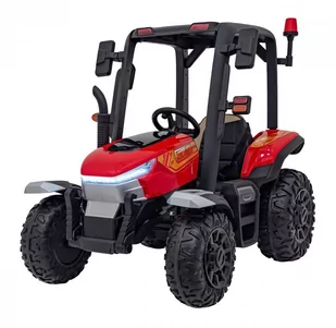 Traktor BLAST Z Przyczepką Czerwony - Pojazdy elektryczne dla dzieci - miniaturka - grafika 4